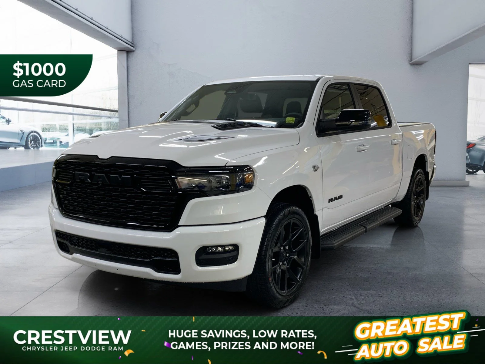 New 2026 Bright White Ram Sport image 1