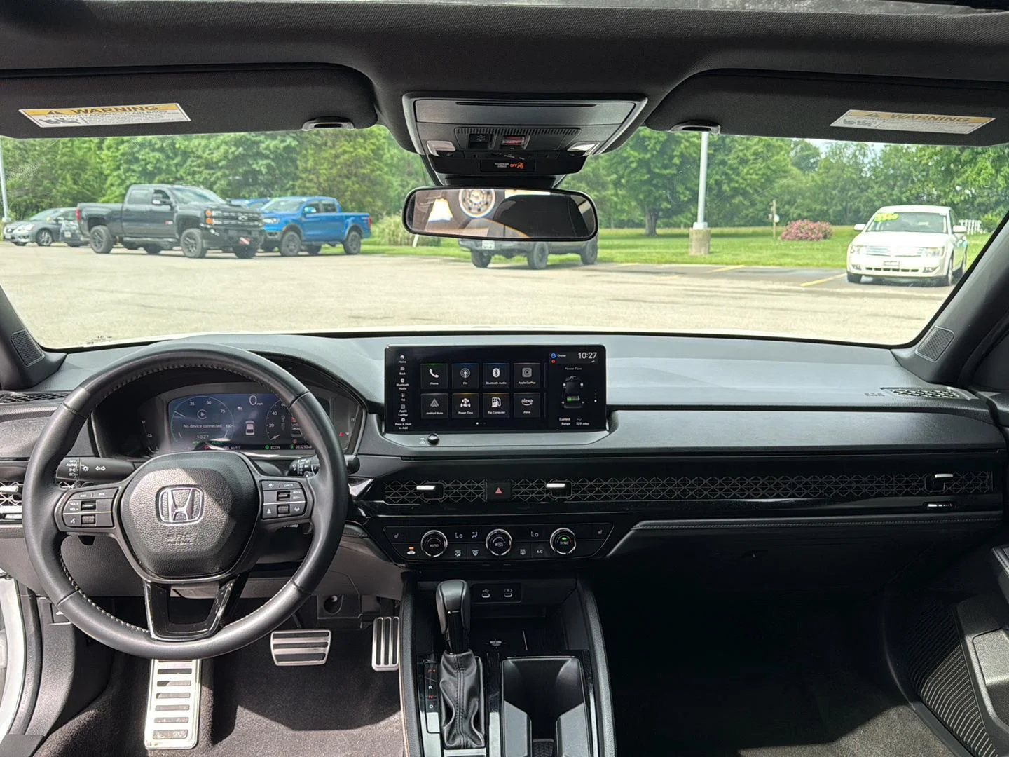 Used 2025 Platinum White Pearl Honda Sport image 3