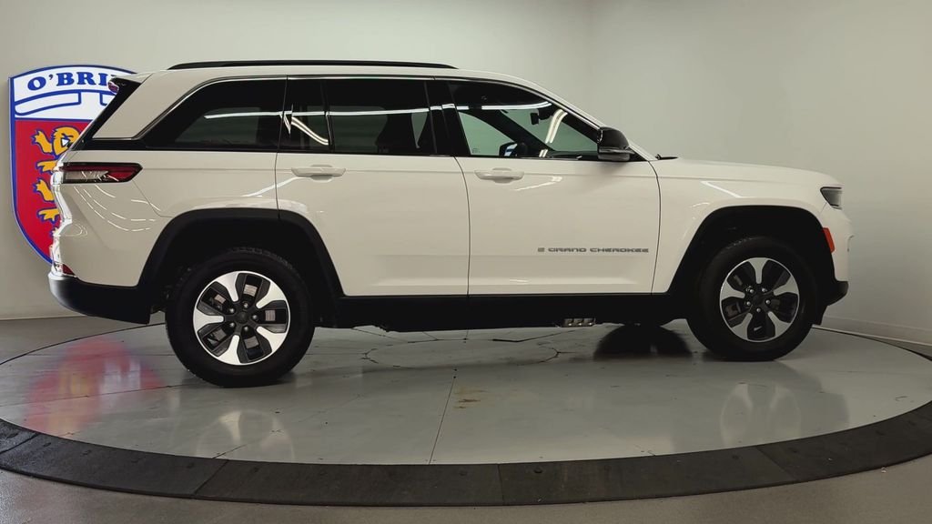 Used 2024 Bright White Clearcoat Jeep 4xe image 4