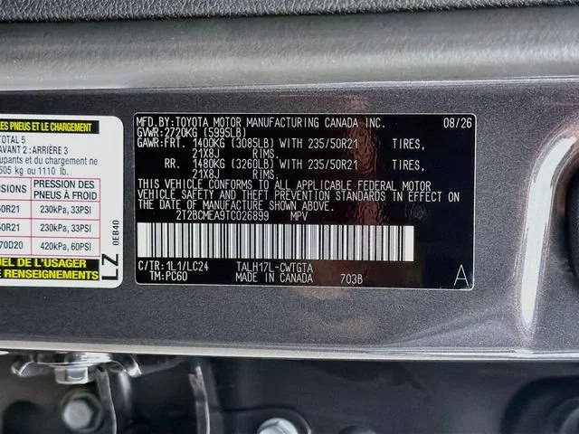 New 2026 Cloudburst Gray Lexus F SPORT PERFORMANCE AWD image 44