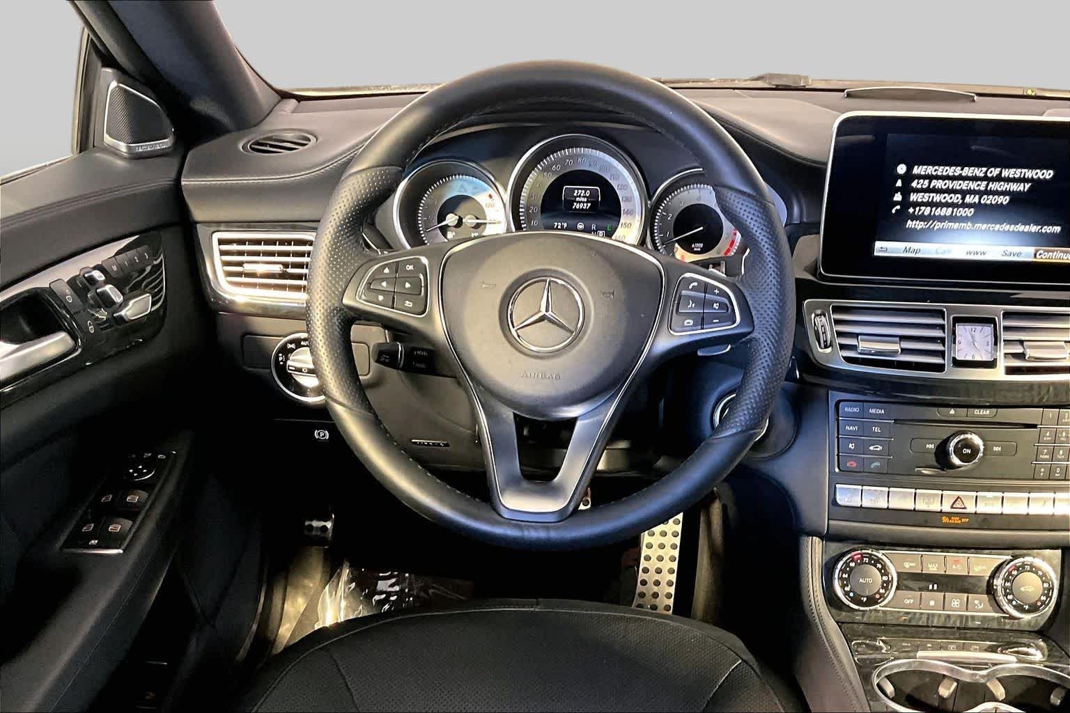Used 2017 designo Diamond White Metallic Mercedes-Benz CLS 550 image 6