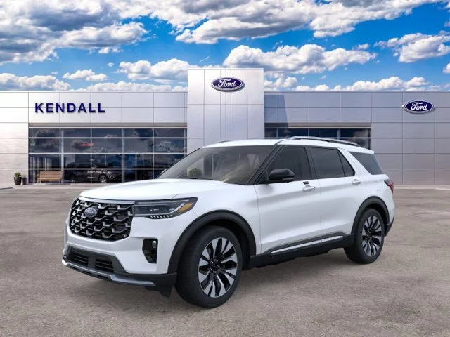 New 2026 White Metallic Ford Platinum image 1