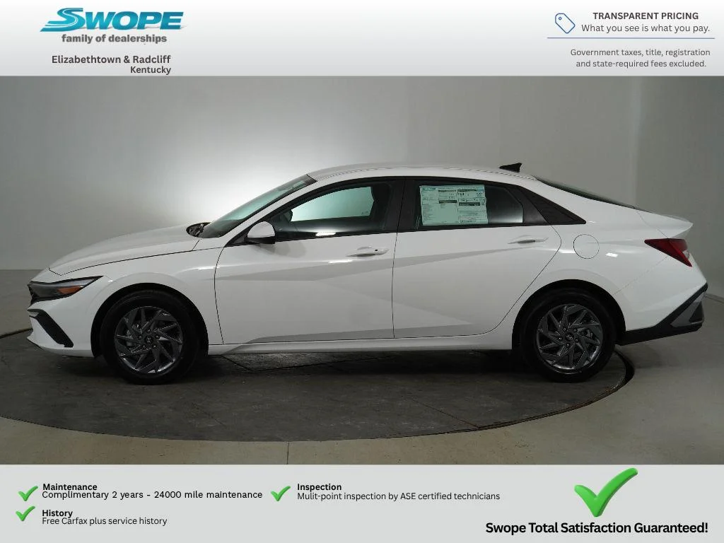New 2026 Serenity White Hyundai Blue image 6