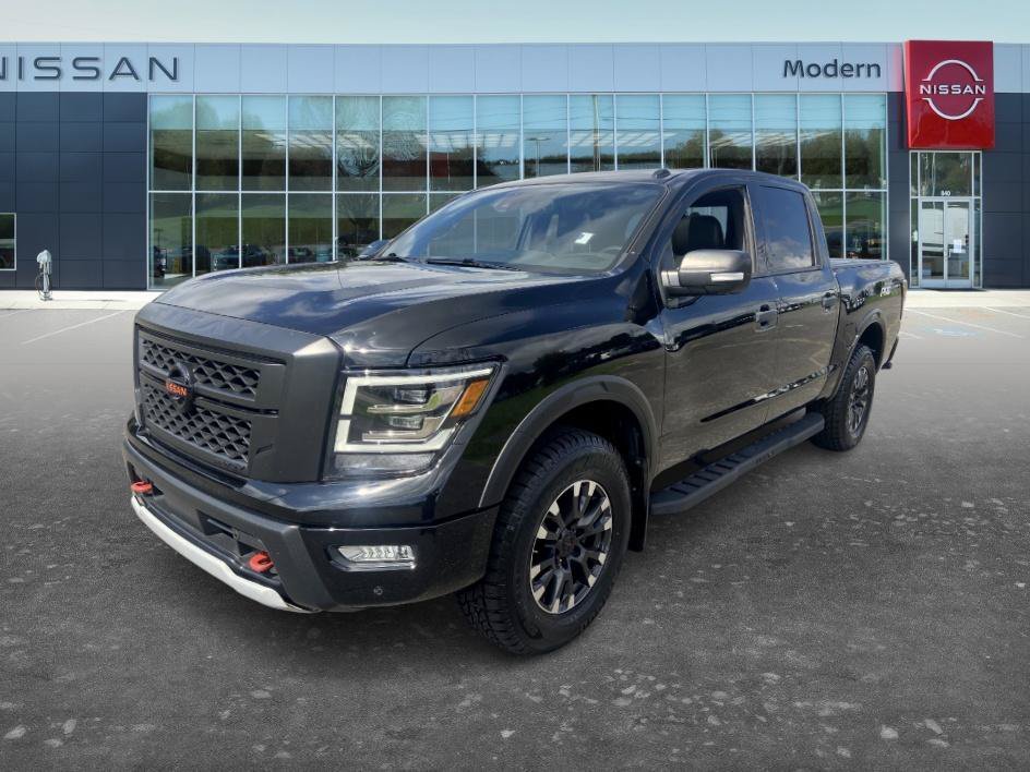 Used 2021 Super Black Nissan PRO-4X image 1