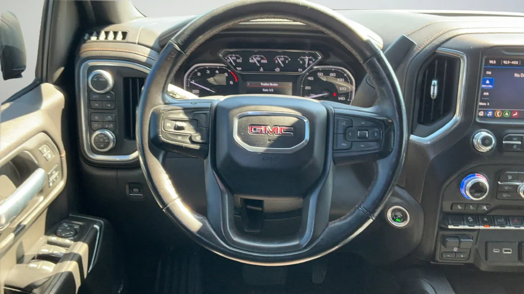 Used 2021 SATIN STEEL METALLIC GMC AT4 image 9