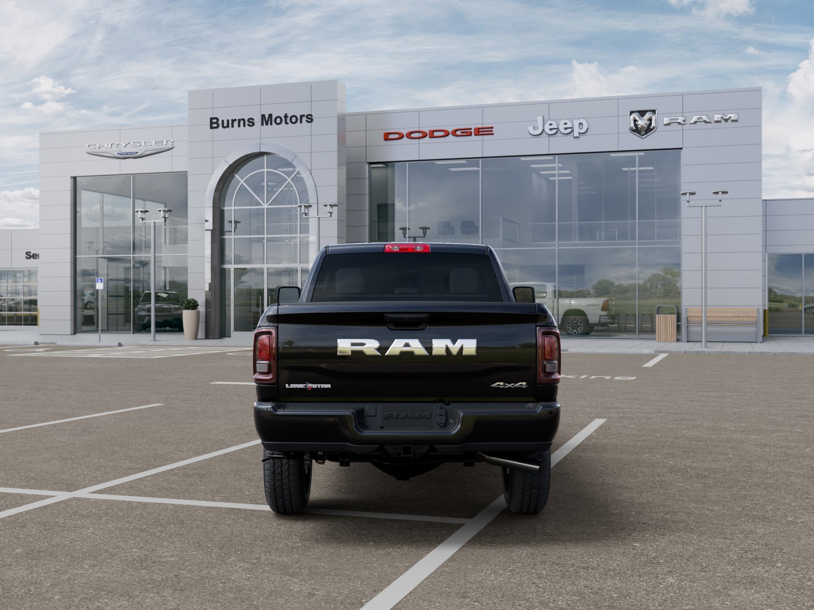 New 2026 Diamond Black Crystal Pearlcoat RAM Lone Star image 7