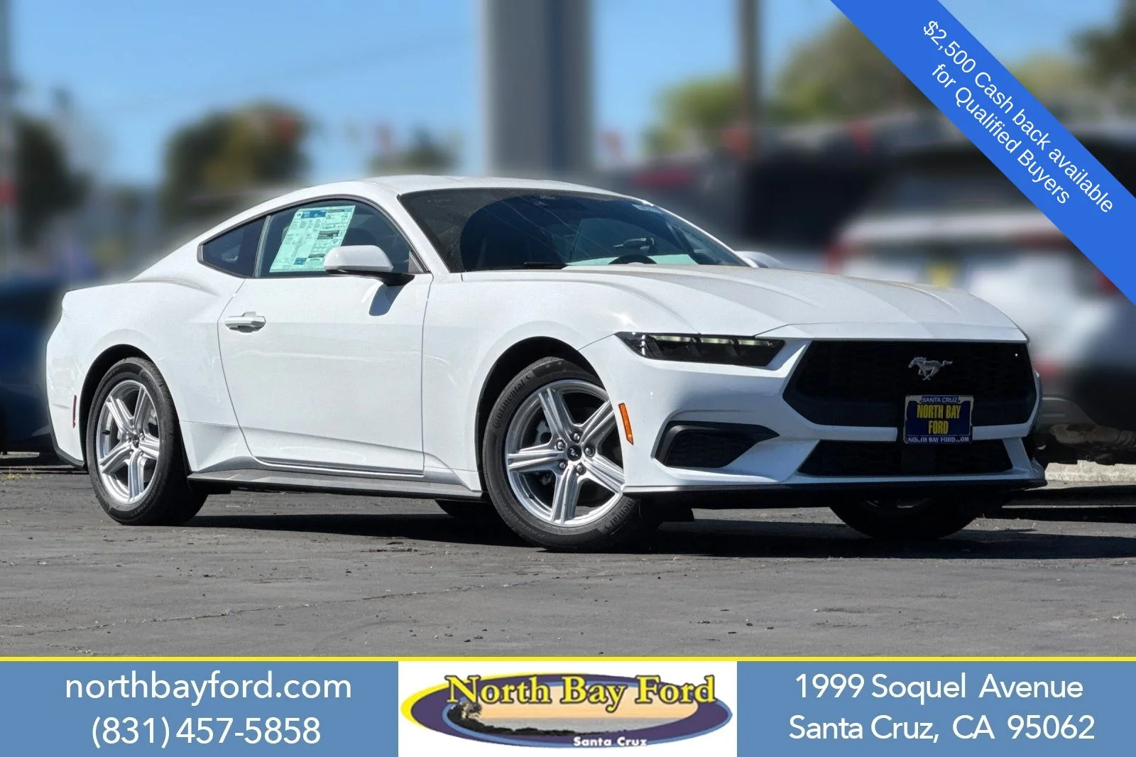 New 2026 Oxford White Ford EcoBoost® Fastback image 1