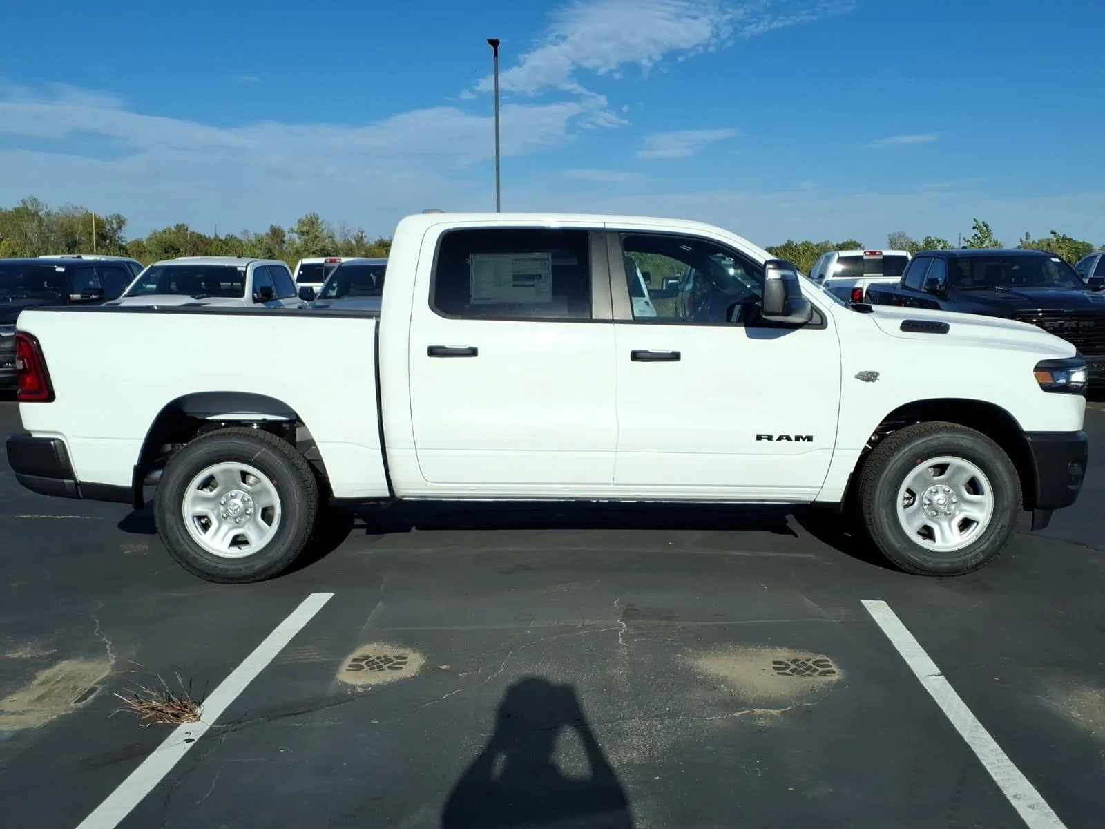 New 2027 Bright White Clearcoat Ram Tradesman image 17