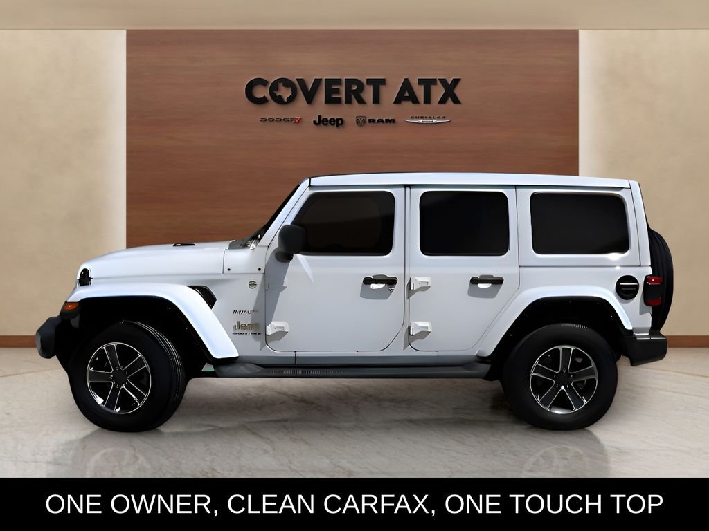 Used 2023 White Jeep Sahara image 2