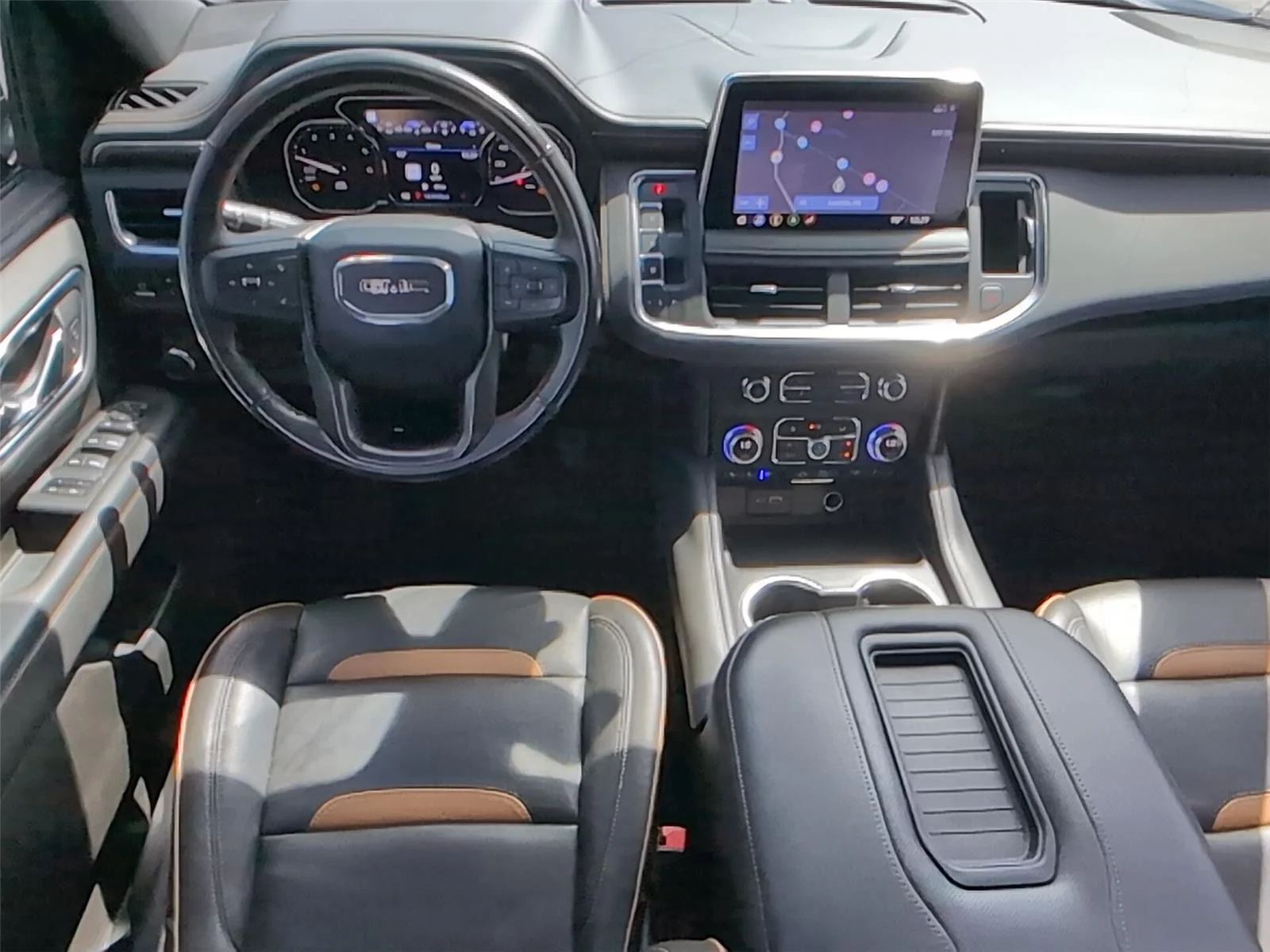 Used 2021 MIDNIGHT BLUE METALLIC GMC AT4 image 35