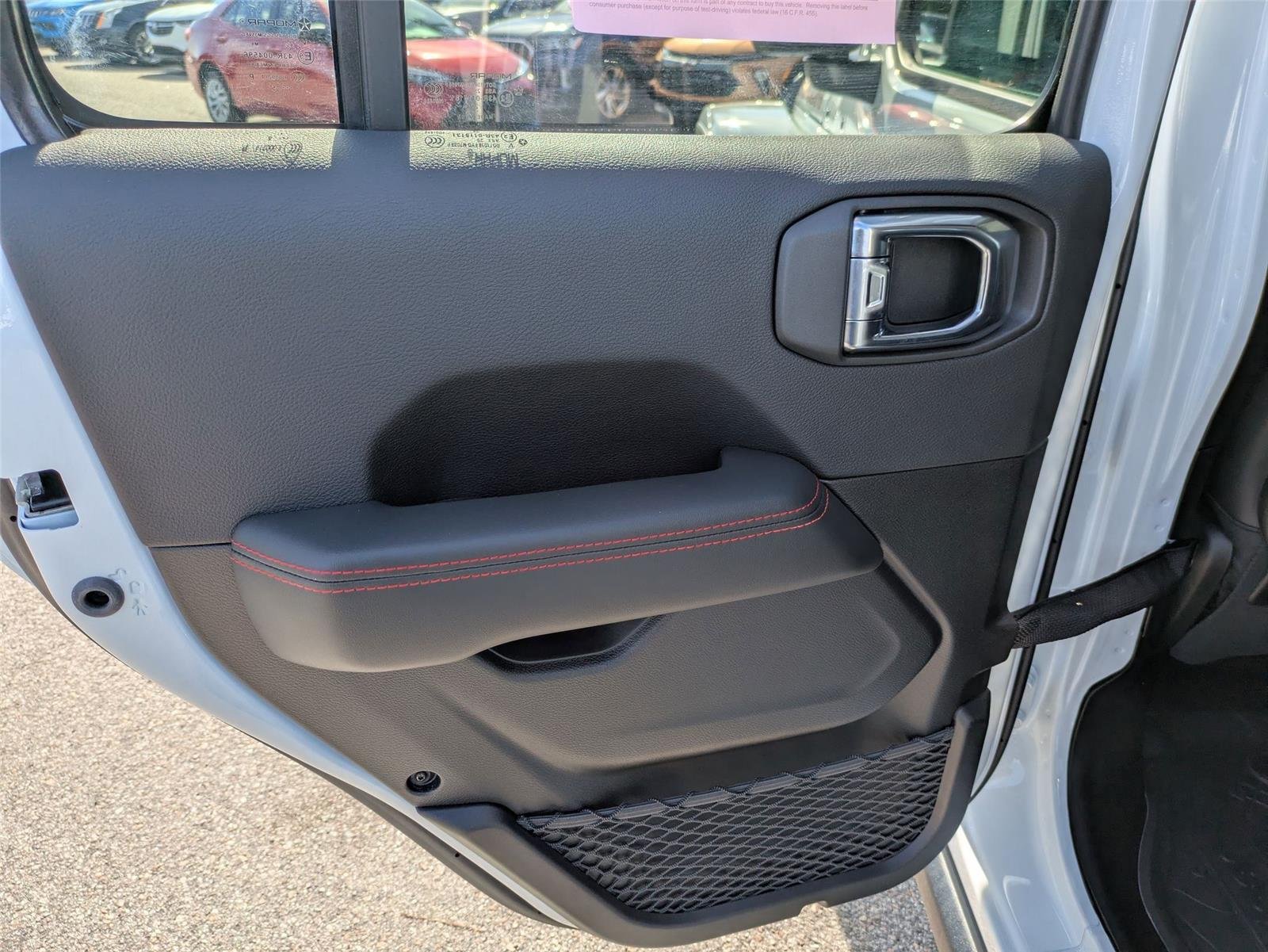 Used 2025 Bright White Clearcoat Jeep Rubicon image 24