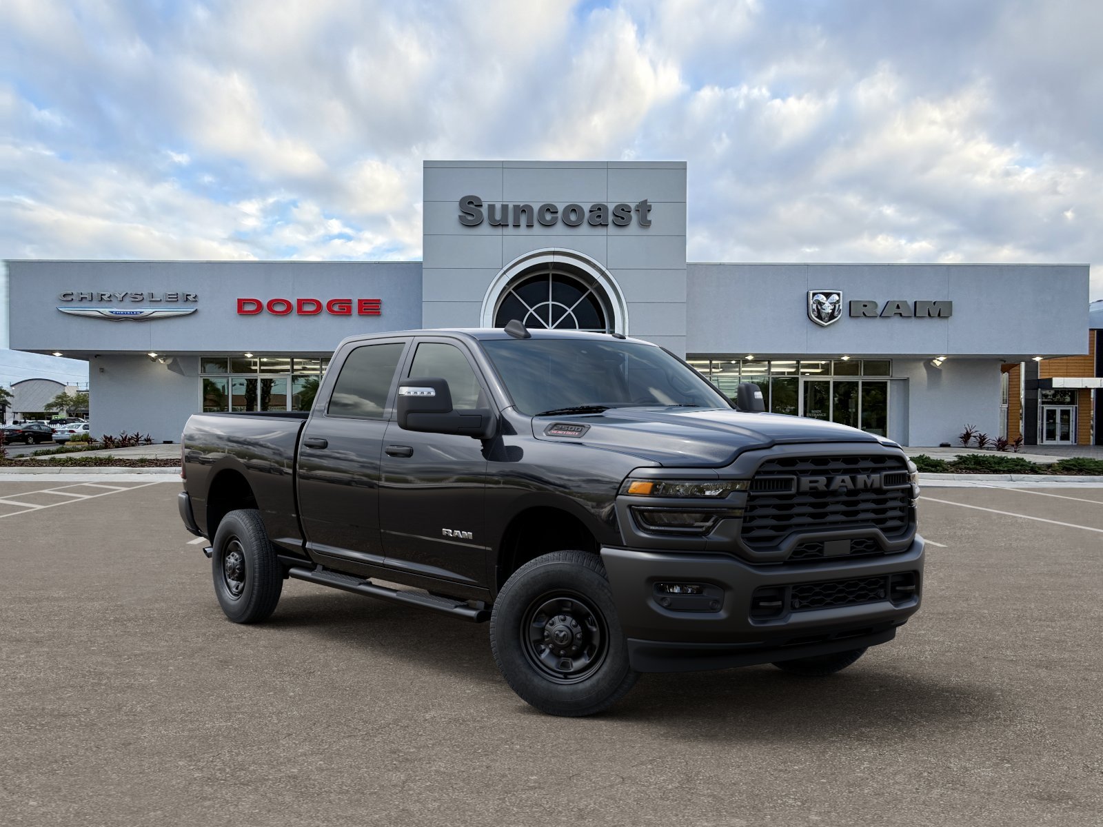 New 2026 Diamond Black Crystal Pearl-Coat Exterior Paint RAM Tradesman image 36