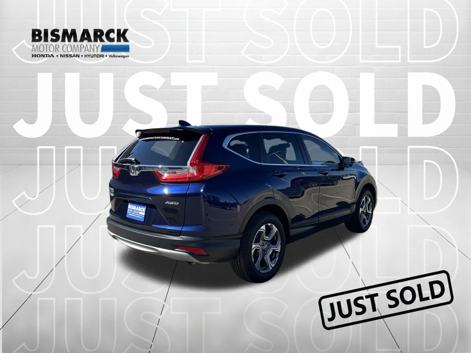 Used 2017 Blue Honda EX-L image 3