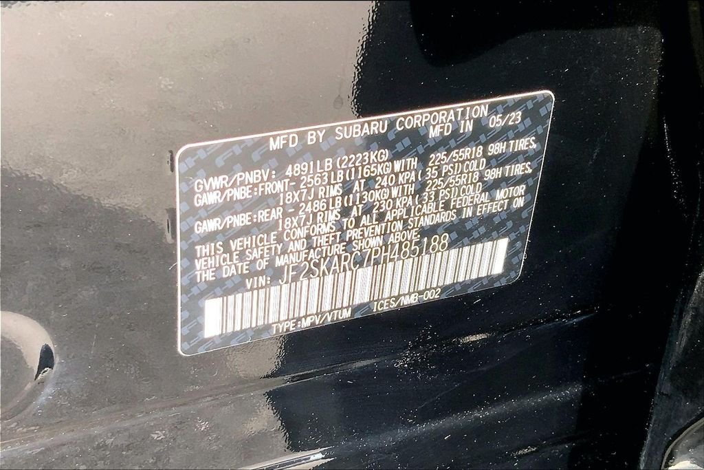 Used 2023 Black Subaru Touring image 19