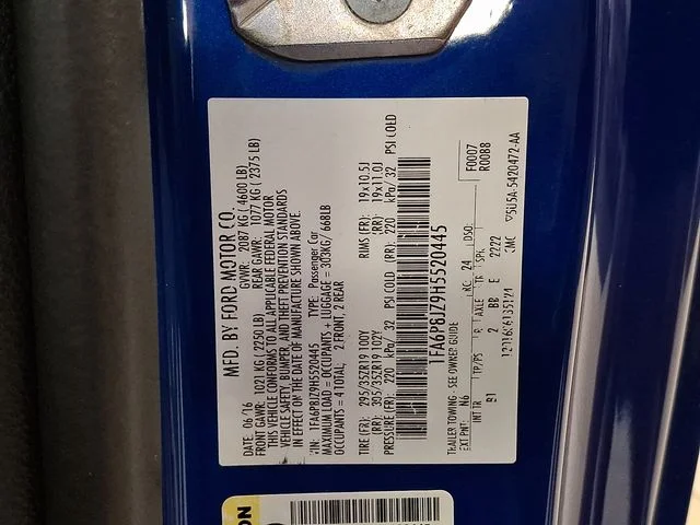 Certified Used 2017 Lightning Blue Metallic Ford Shelby GT350 image 26