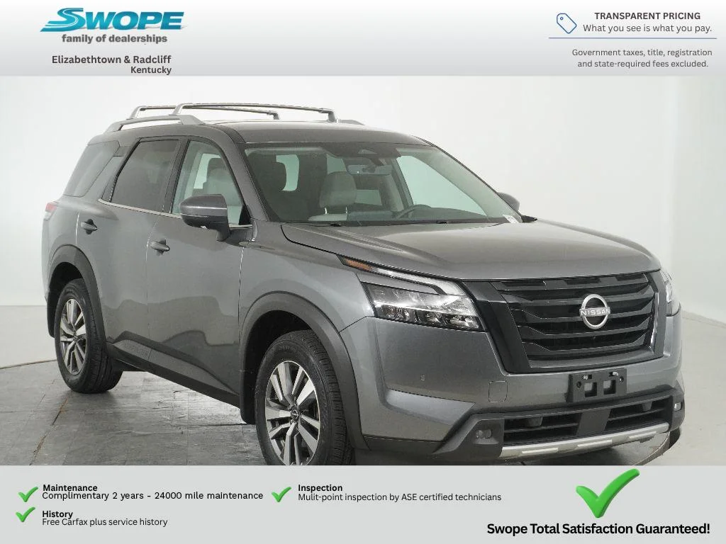 Used 2023 Gun Metallic Nissan SL image 1