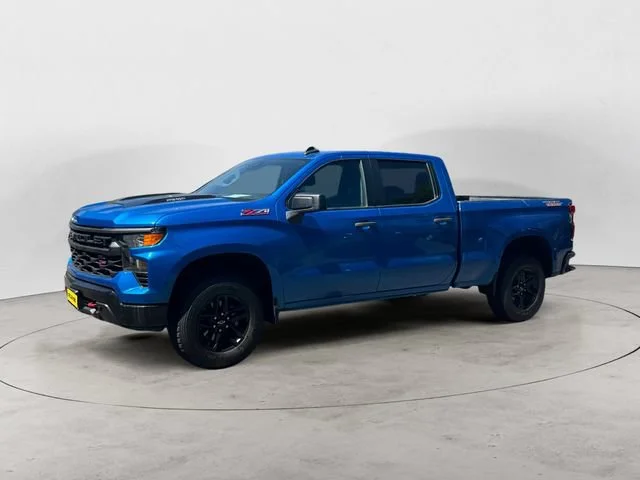 Used 2024 Glacier Blue Metallic Chevrolet Custom Trail Boss image 1