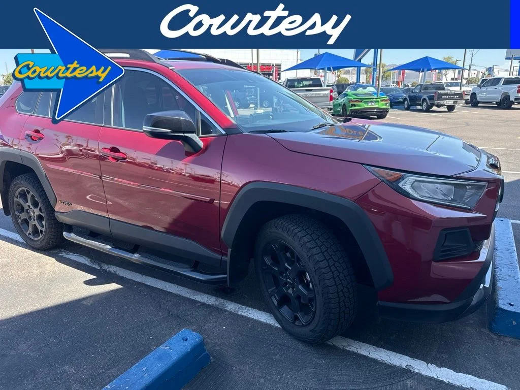 Used 2021 Red Toyota TRD Off Road image 1