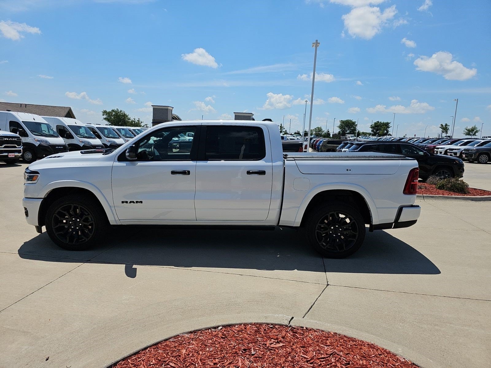 New 2026 Ivory White Tri-Coat Pearlcoat Ram Limited image 2