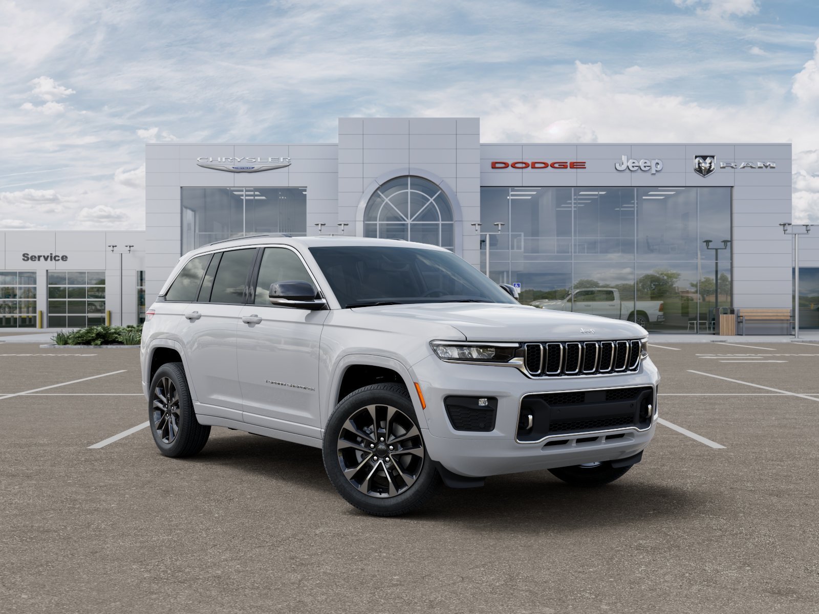 New 2025 Bright White Clear-Coat Exterior Paint Jeep Overland image 21