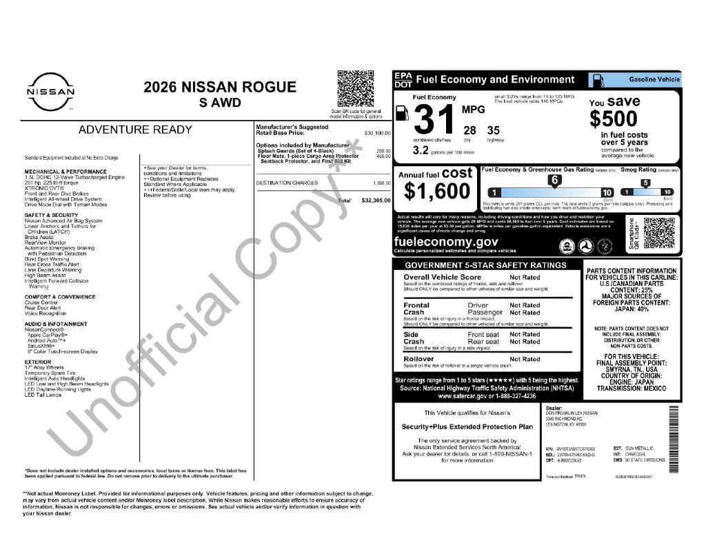 Certified Used 2026 Gray Nissan S image 24