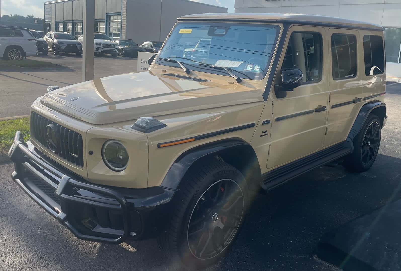 Used 2025 MANUFAKTUR Signature Desert Sand Mercedes-Benz AMG® G 63 image 2