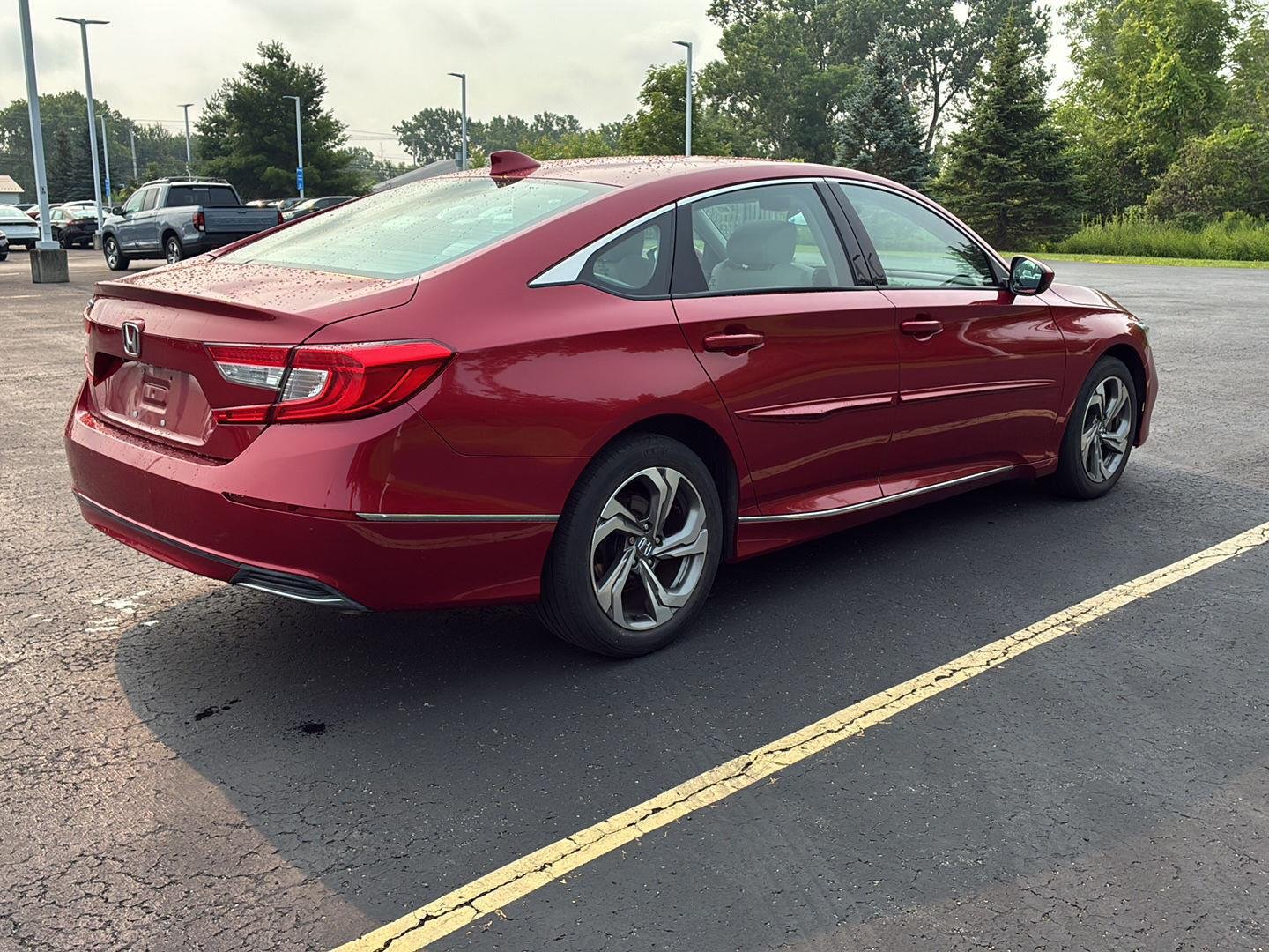 Used 2018 Radiant Red Metallic Honda EX 1.5T image 17