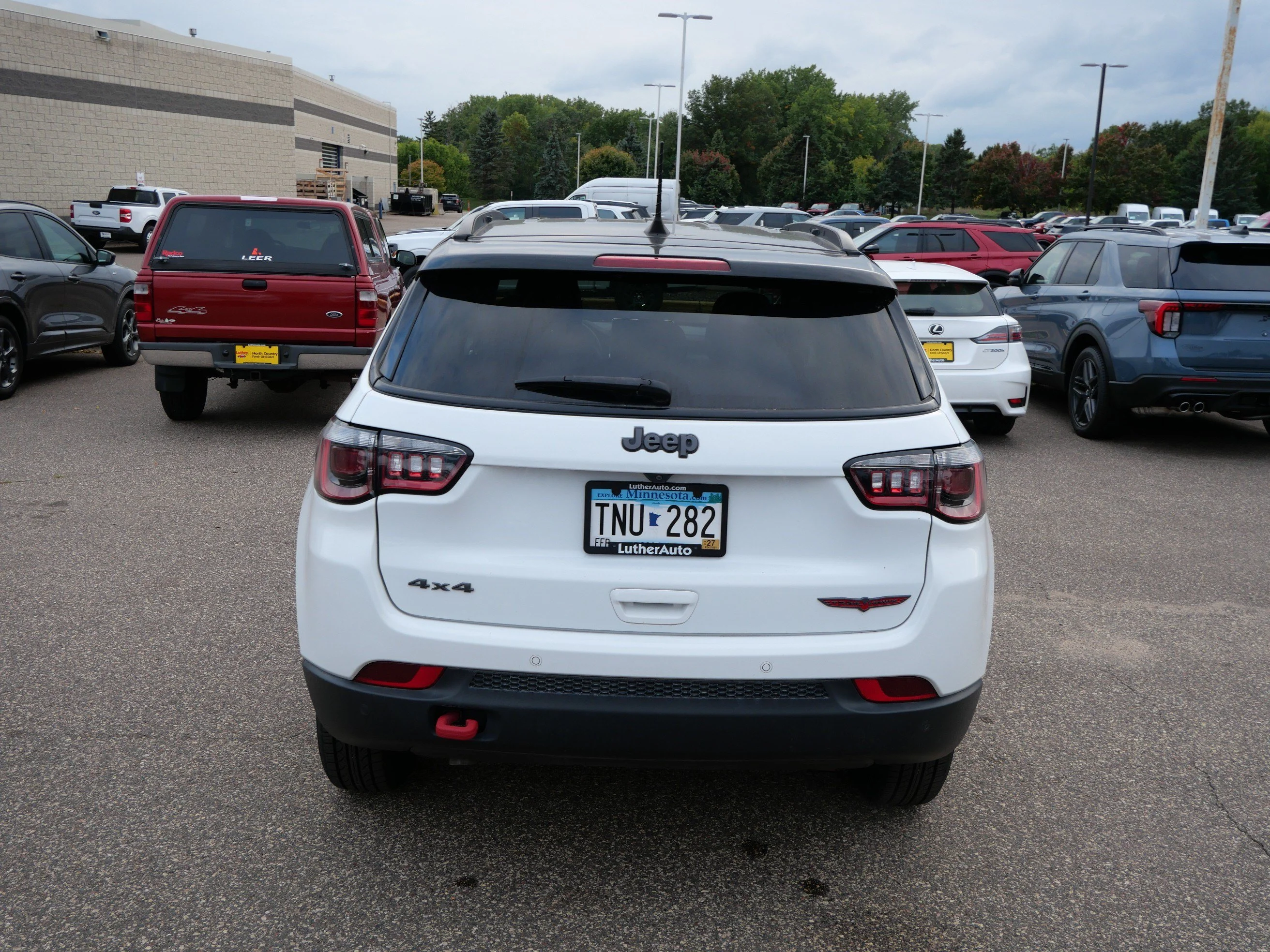 Used 2023 Bright White Clearcoat Jeep Trailhawk image 6