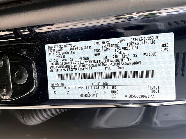 Used 2023 Blue Ford XLT image 9