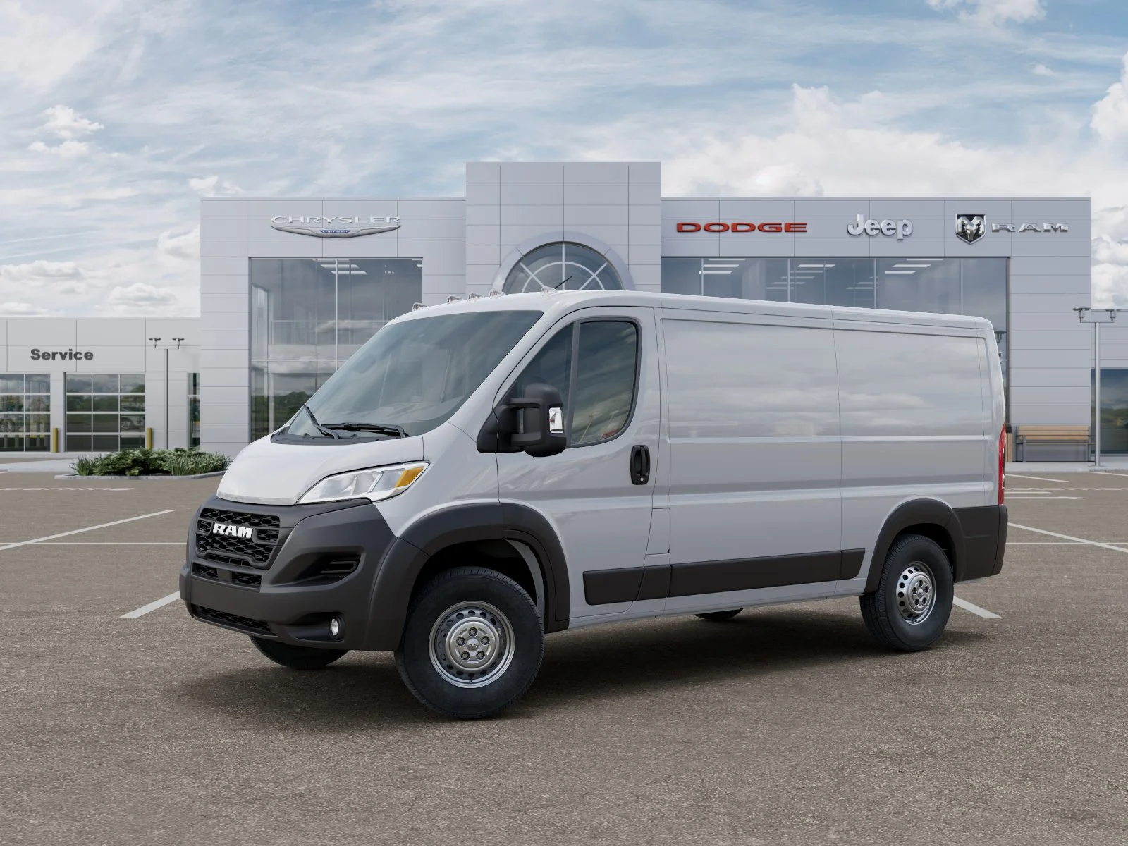 New 2026 Bright White Clear-Coat Exterior Paint RAM Low Roof image 32