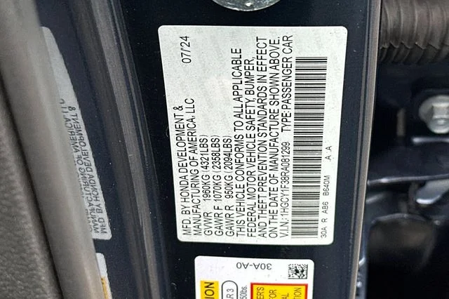 Used 2024 Blue Honda EX image 33