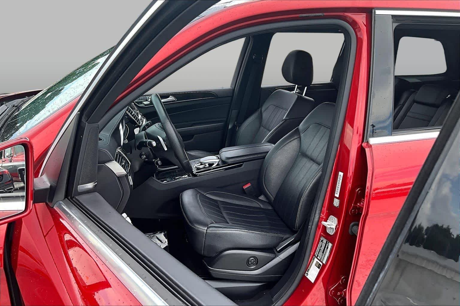 Used 2017 designo Cardinal Red Metallic Mercedes-Benz GLS 450 image 8