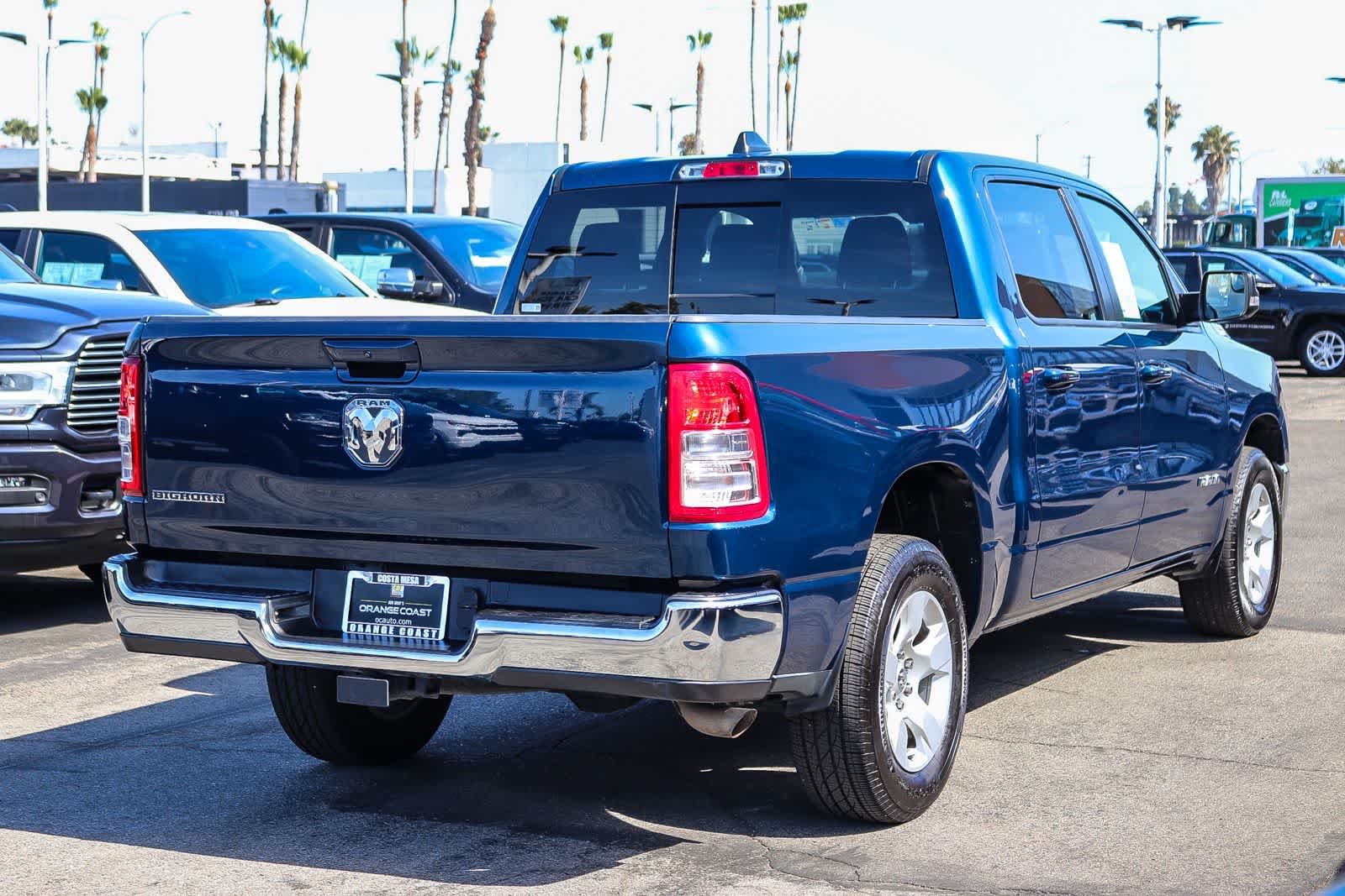 Used 2022 Patriot Blue Pearlcoat Ram Big Horn image 4