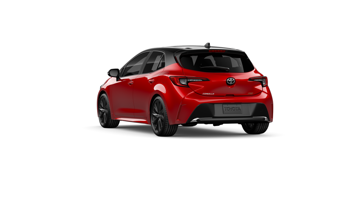 New 2027 Finish Line Red with Black roof Toyota XSE image 26