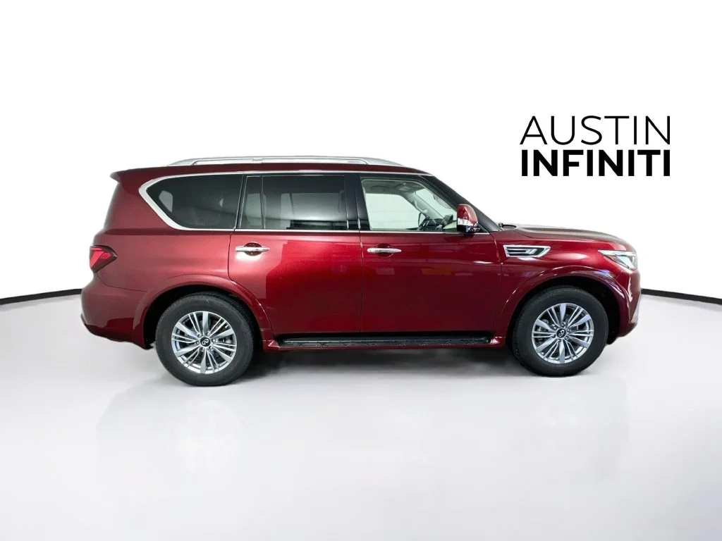 Certified Used 2022 Red INFINITI LUXE image 10