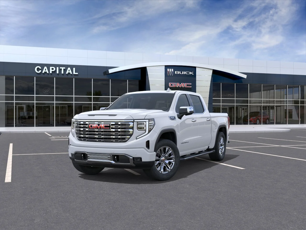 New 2026 Glacier White Tricoat GMC Denali image 8