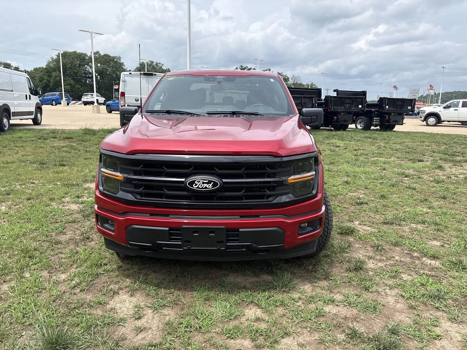 Used 2024 Rapid Red Metallic Tinted Clearcoat Ford XLT image 2