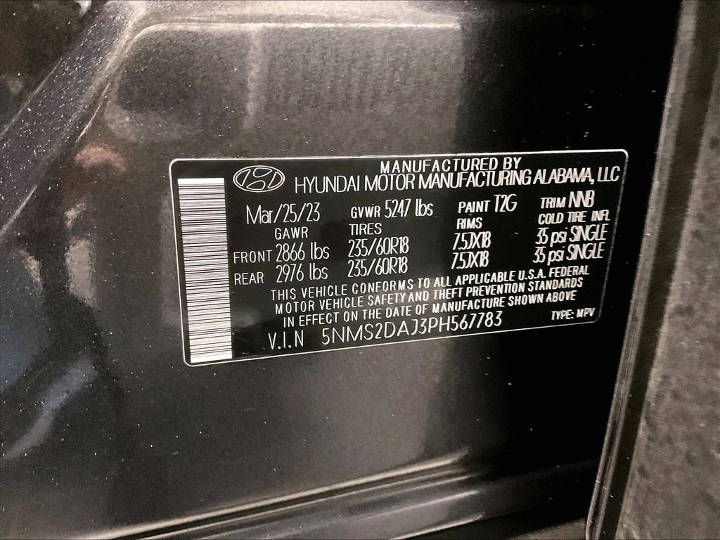 Used 2023 Gray Hyundai SEL image 34