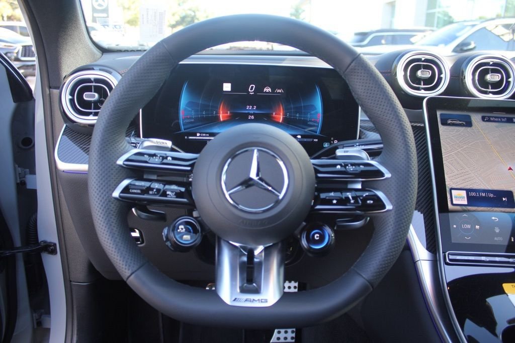 New 2025 MANUFAKTUR Alpine Grey Mercedes-AMG GLC 63 AMG® S E Performance image 13
