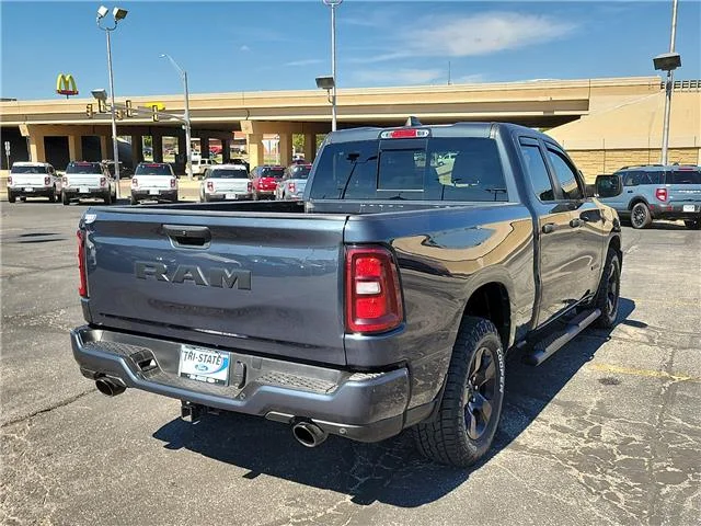 Used 2025 Forged Blue Metallic RAM Tradesman 4x2 Quad Cab 140.5 in. WB image 4