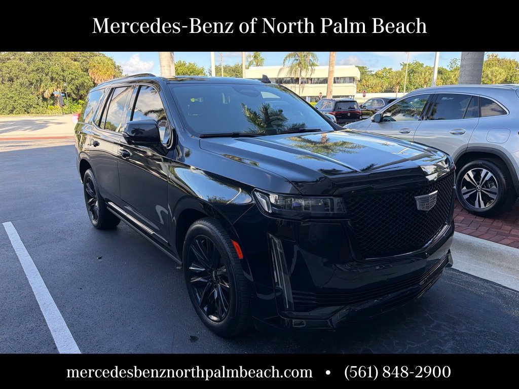 Used 2021 Black Cadillac Sport Platinum image 2