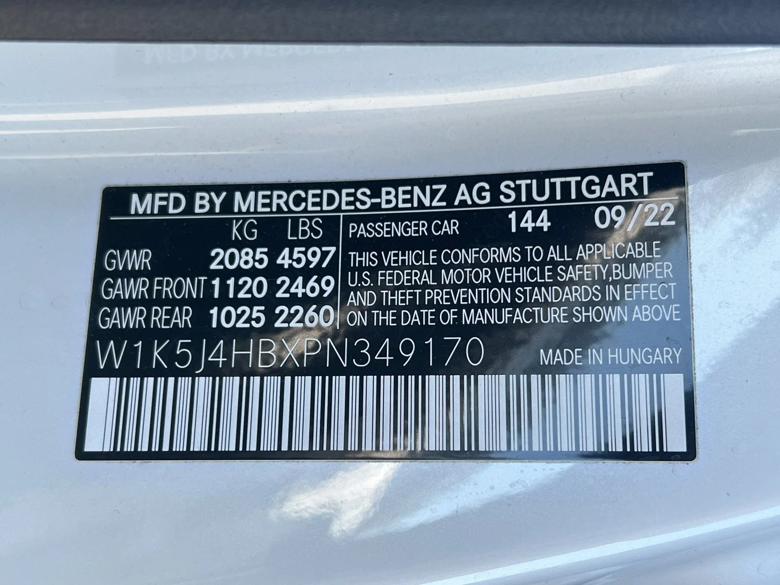 Used 2023 Digital White Metallic Mercedes-Benz CLA 250 image 24
