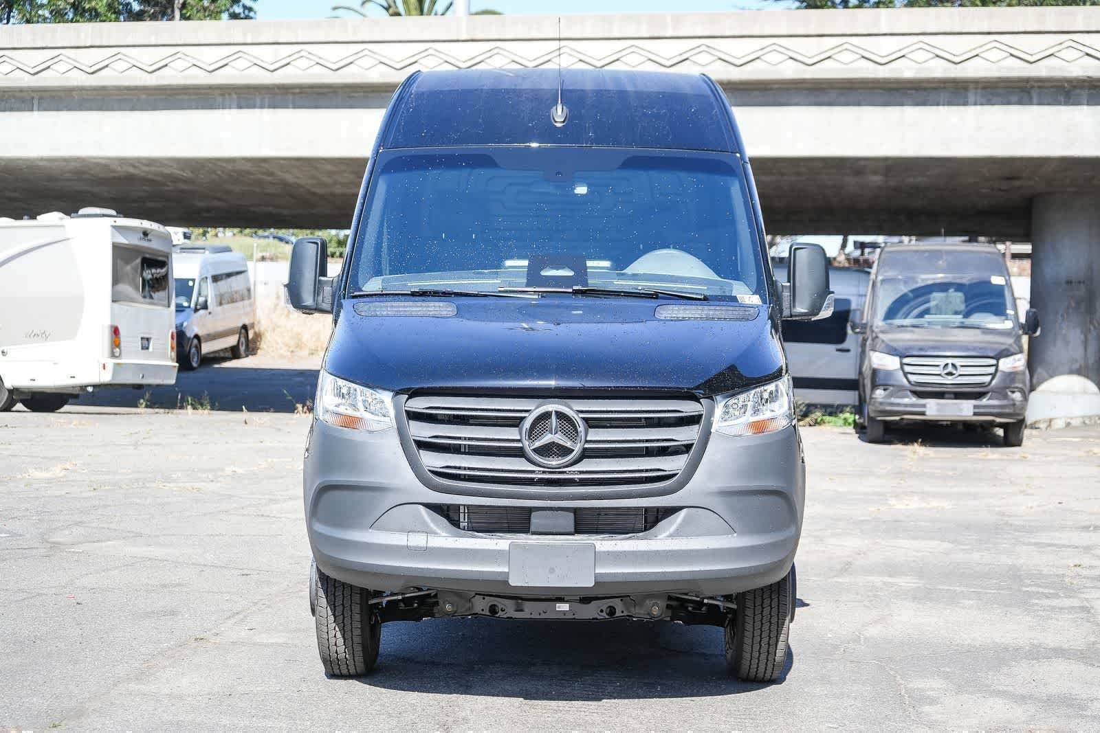 New 2026 Jet Black Mercedes-Benz Cargo 170WB High Roof Dually AWD 2.0L I4 Diesel Tu image 2