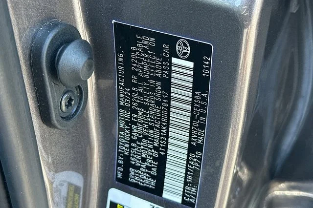 Certified Used 2024 Gray Toyota SE image 34