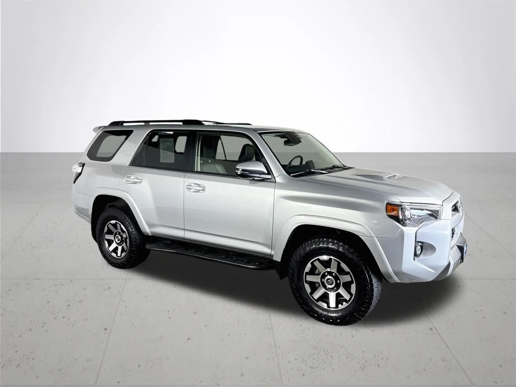 Used 2021 Silver Toyota TRD Off-Road Premium image 4