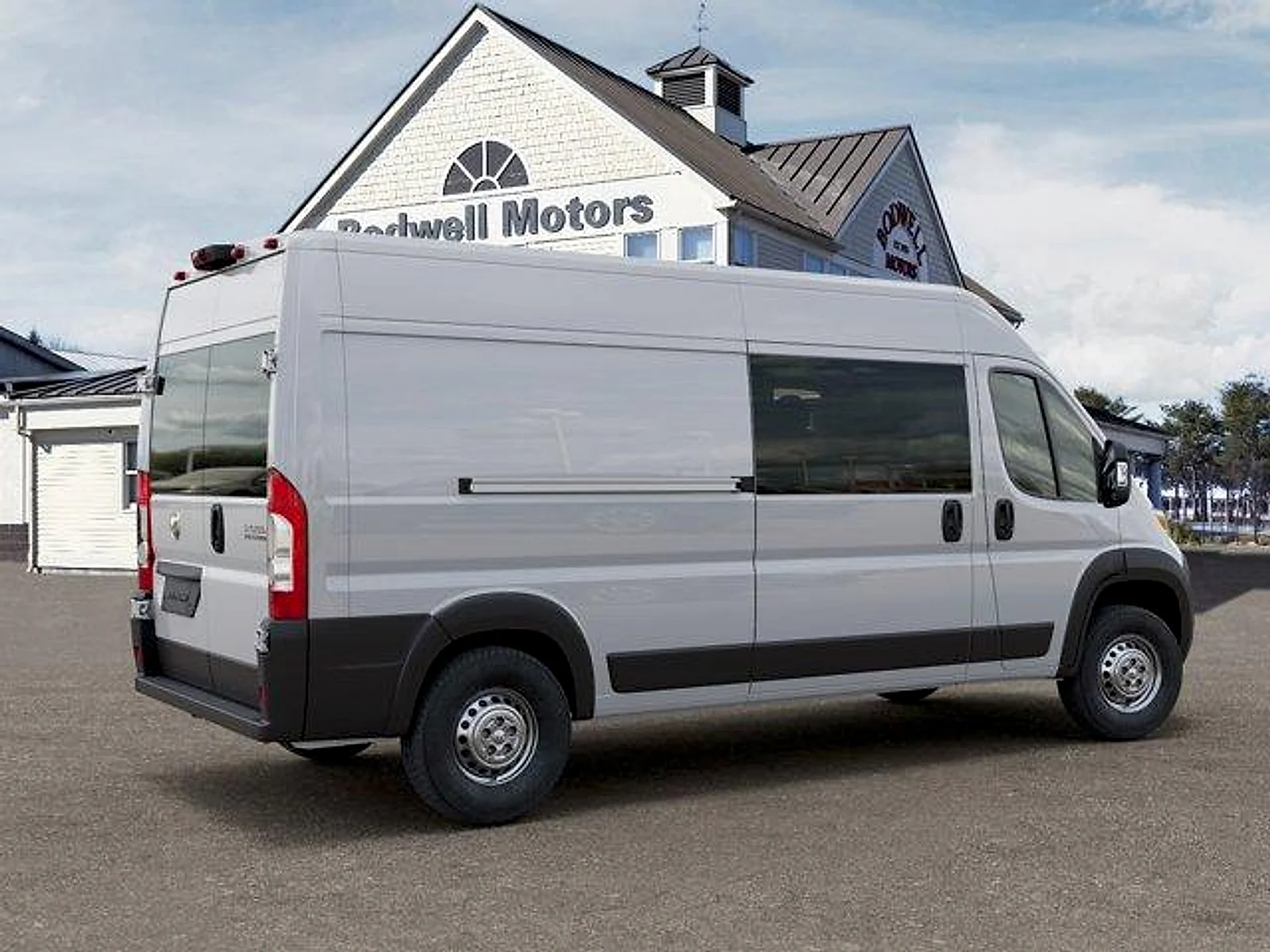 New 2026 Bright White Clear-Coat Exterior Paint RAM Cargo Van Tradesman High Roof 159" WB w/Pass Seat image 4
