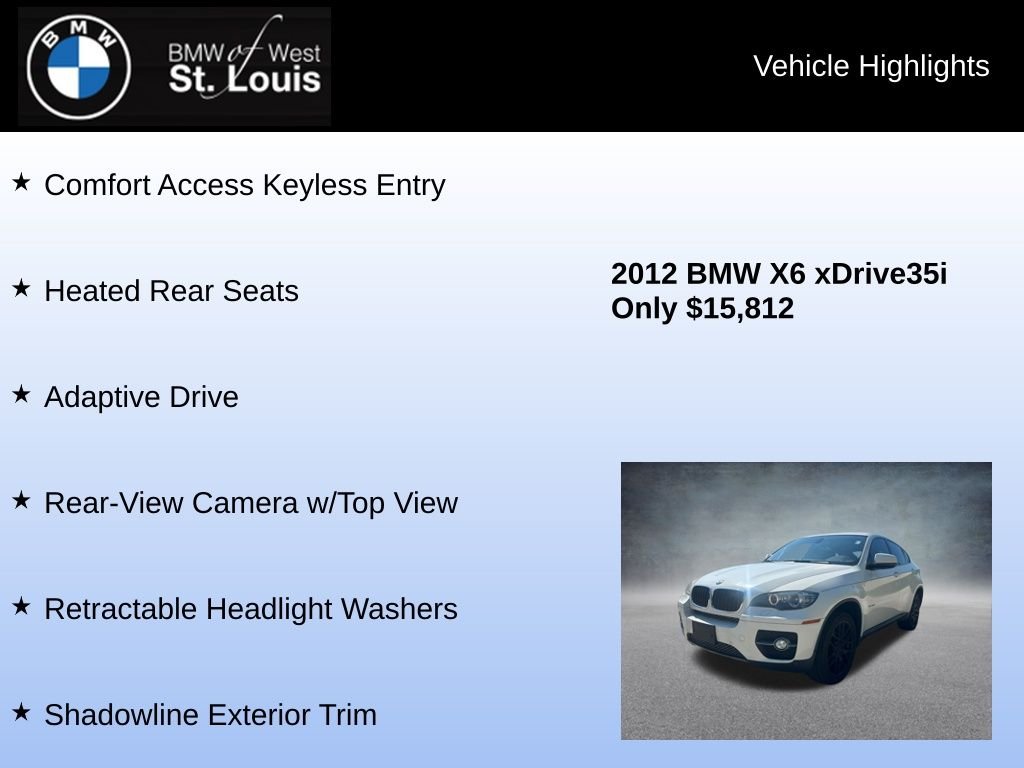 Used 2012 White BMW xDrive35i image 16