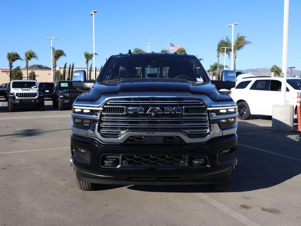 New 2026 Diamond Black Crystal Pearl-Coat Exterior Paint RAM Laramie image 8