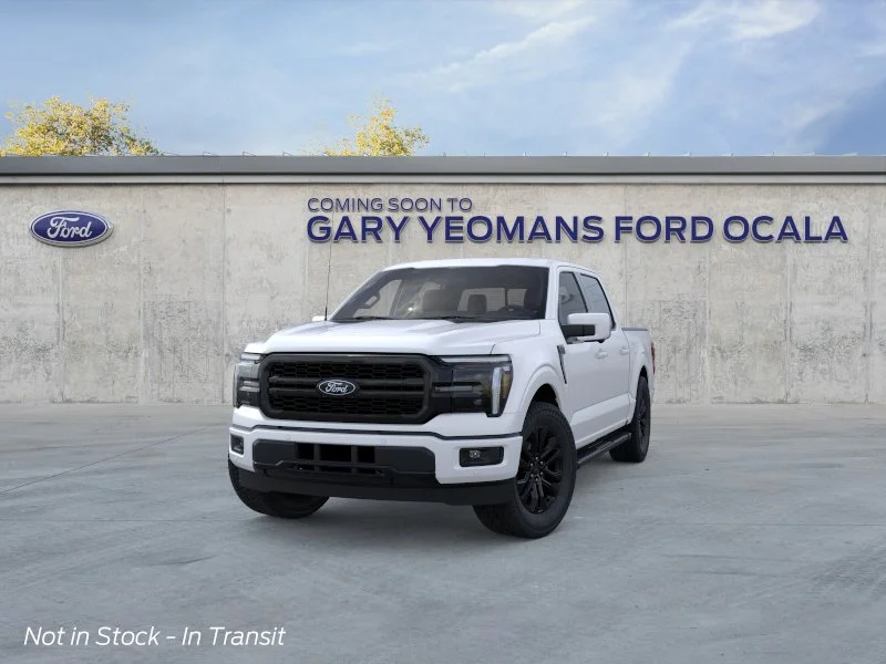 New 2026 Star White Metallic Tri-Coat Ford Lariat® image 2