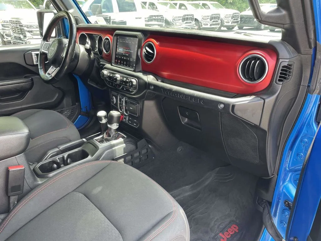 Used 2021 Blue Jeep Unlimited Rubicon image 14